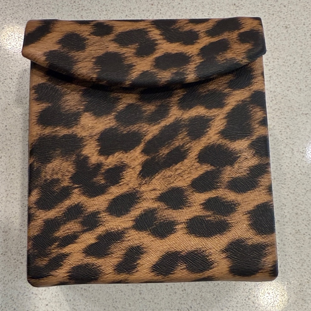 Leopard Print Clutch